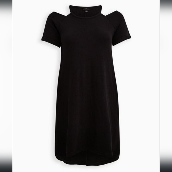 Fleece Cold-shoulder Dress - Picture 4 of 6